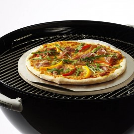 barbecook Pietra Naturale per Pizza, Pietra per Pizza in Argilla  refrattaria, Pietra per Pizza al Barbecue